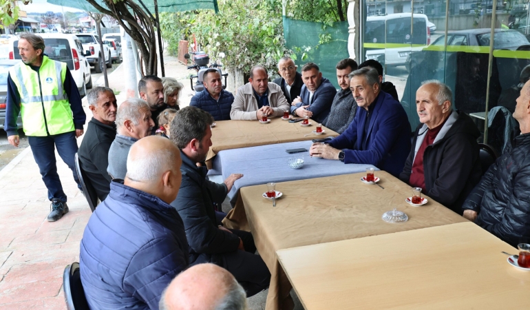 Başkan Alemdar Kaynarca’da vatandaşlarla buluştu:  “İyi günde de kötü günde de beraberiz”