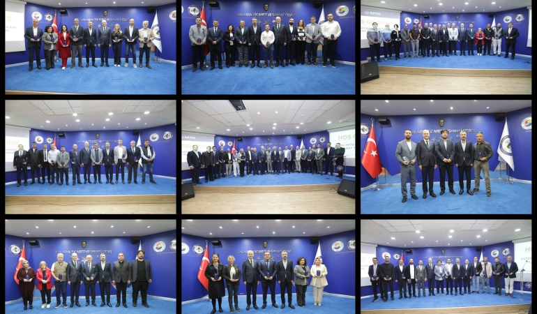 SATSO 2022-2026 Dönemi İhtisas Komisyonları Plaketle Onurlandırıldı