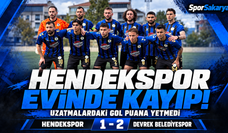 Hendekspor evinde kayıp! Uzatmalardaki gol puana yetmedi / Video Haber –  Maçın Golleri
