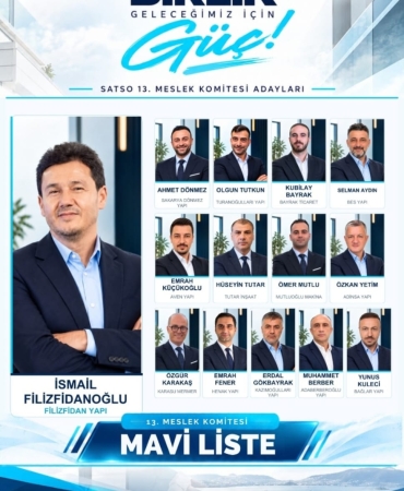 İsmail Filizfidanoğlu SATSO 13. Meslek Komitesi’nde Mavi Liste ile seçim yarışında1