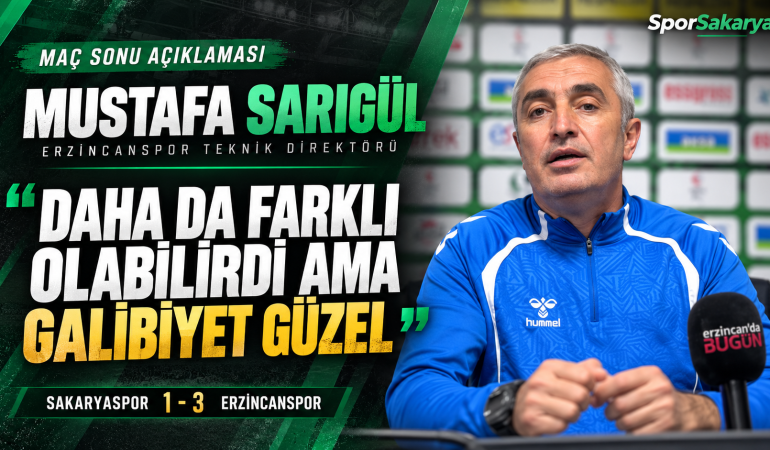 Mustafa Sarıgül: “Daha da farklı olabilirdi ama galibiyet güzel”
