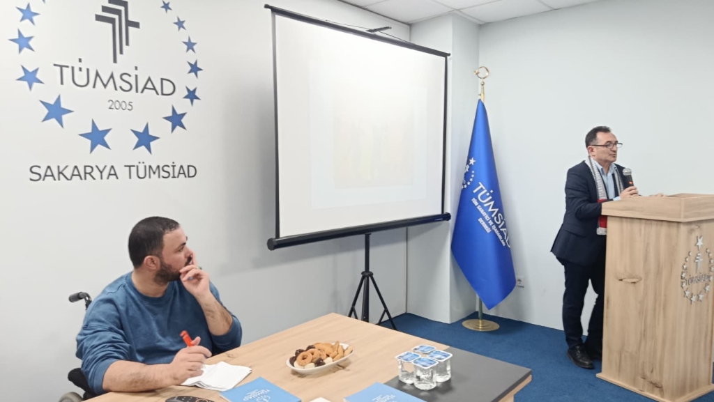 Sakarya TÜMSİAD'da Gazze’nin sesi yükseldi; İslam Asalya yaşadıklarını anlattı