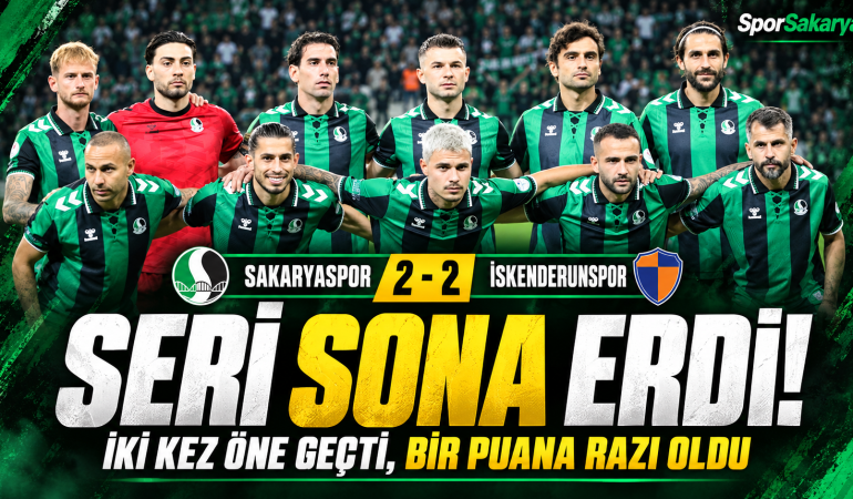Sakaryaspor’da seri sona erdi