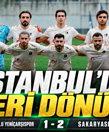 Sakaryaspor'un İstanbul'da muhteşem geri dönüşü