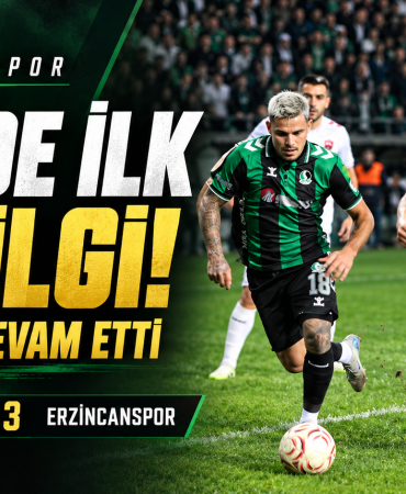 Sakaryaspor’un evinde ilk yenilgi