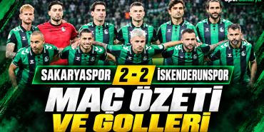 Sakaryaspor–İskenderunspor 2-2 maç özeti