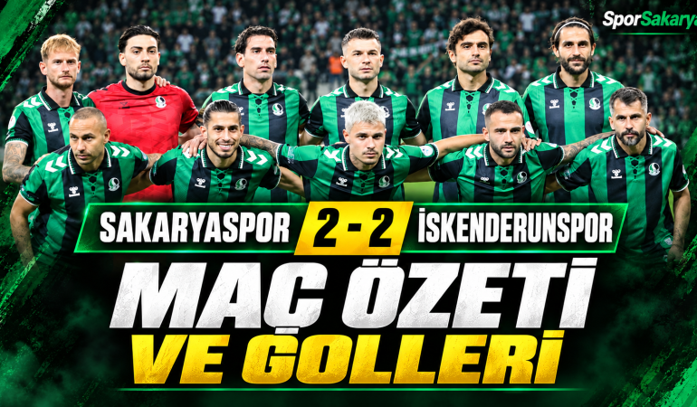Sakaryaspor–İskenderunspor 2-2 maç özeti