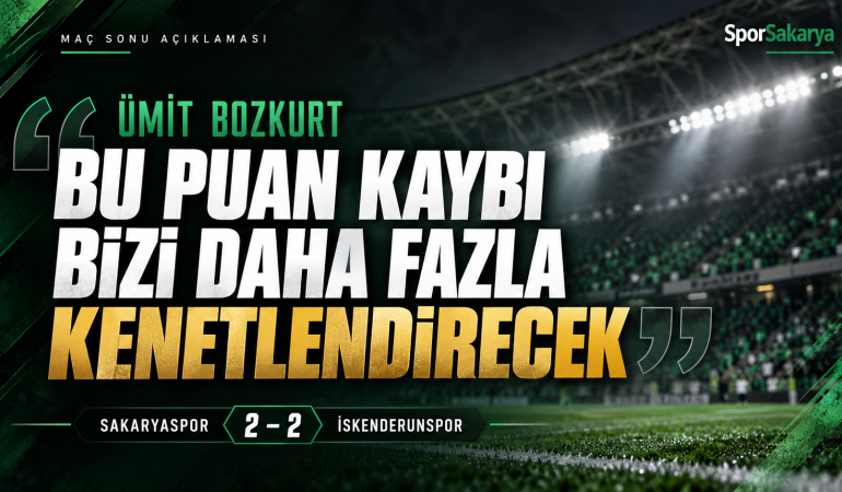 Ümit Bozkurt’tan kenetlenme mesajı