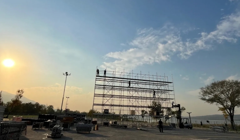 Sapanca’da BLOK3 konseri için dev hazırlık