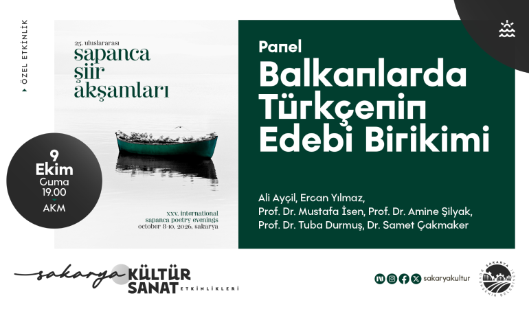 25’inci Uluslararası Sapanca Şiir Akşamları başlıyor